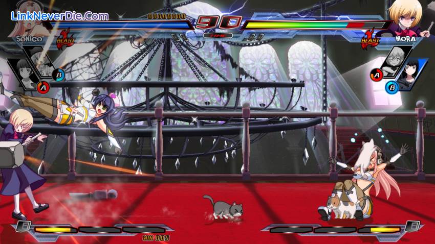 Hình ảnh trong game Nitroplus Blasterz: Heroines Infinite Duel (screenshot)