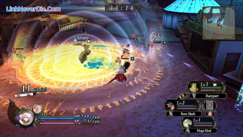 Hình ảnh trong game Nights of Azure (screenshot)