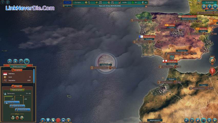 Hình ảnh trong game Realpolitiks (screenshot)