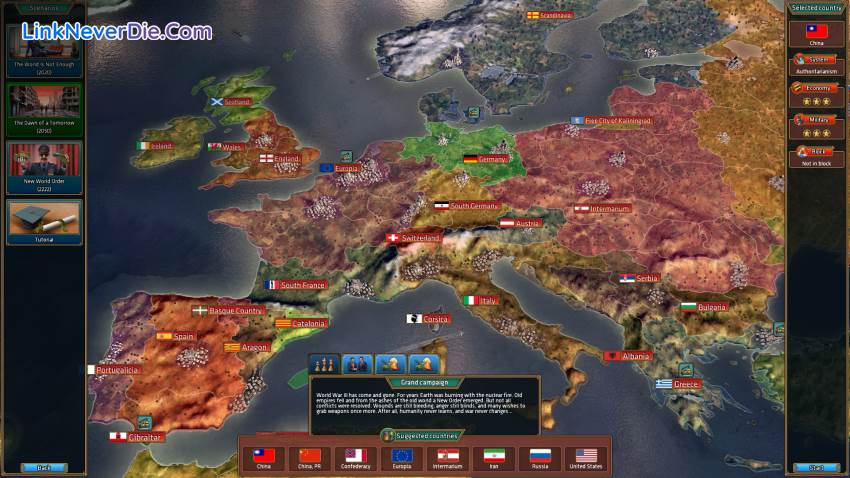 Hình ảnh trong game Realpolitiks (screenshot)