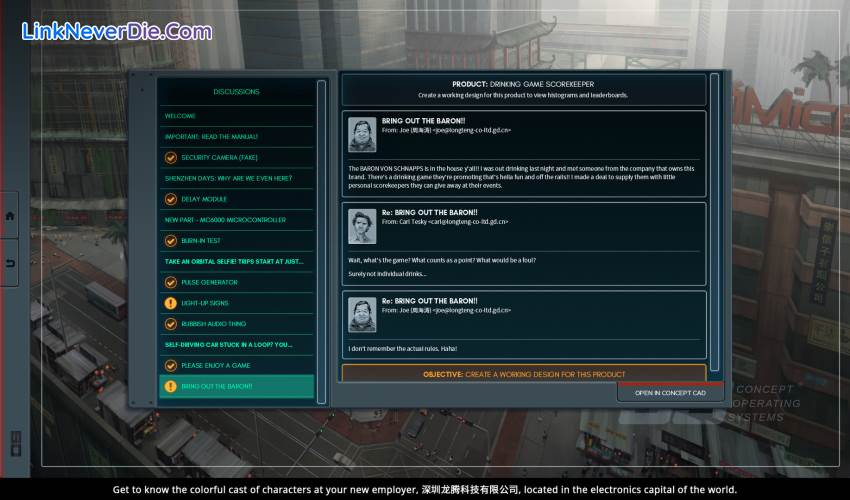 Hình ảnh trong game SHENZHEN I/O (screenshot)