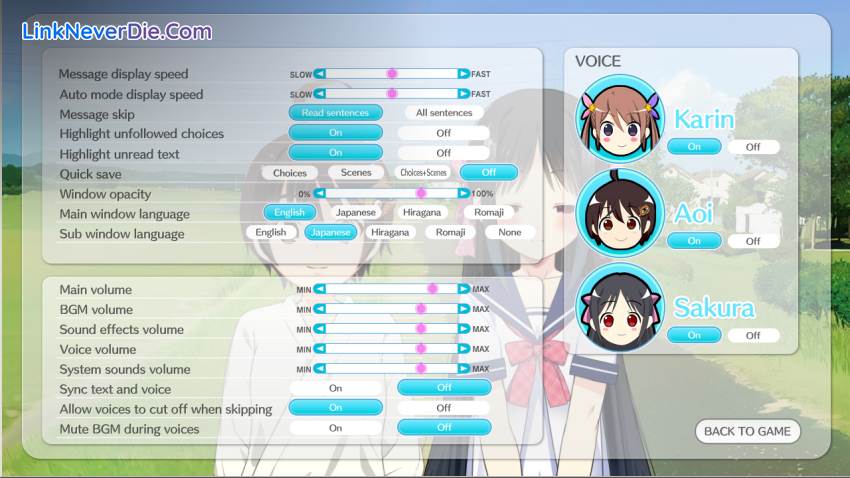 Hình ảnh trong game Tokyo School Life (screenshot)