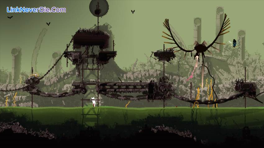 Hình ảnh trong game Rain World (screenshot)