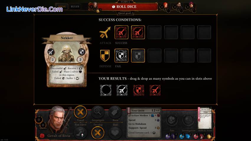 Hình ảnh trong game The Witcher Adventure Game (screenshot)