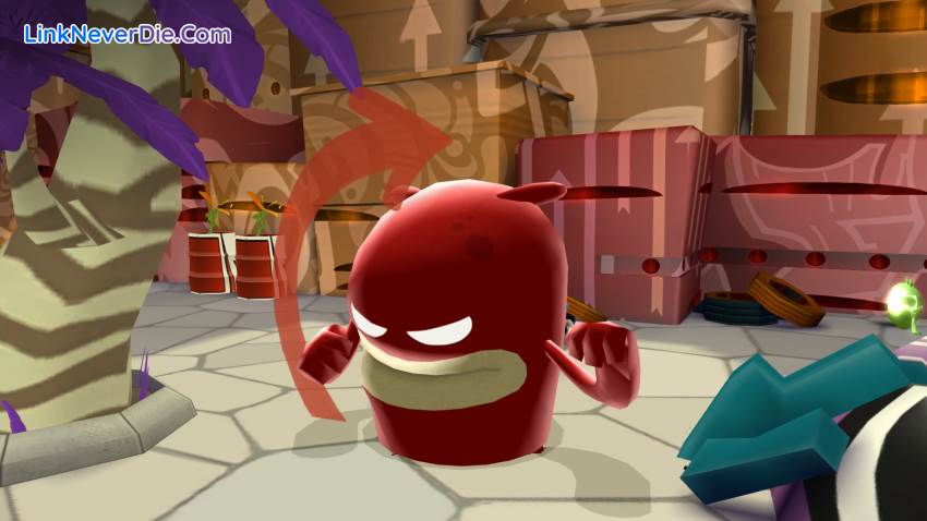 Hình ảnh trong game de Blob (screenshot)