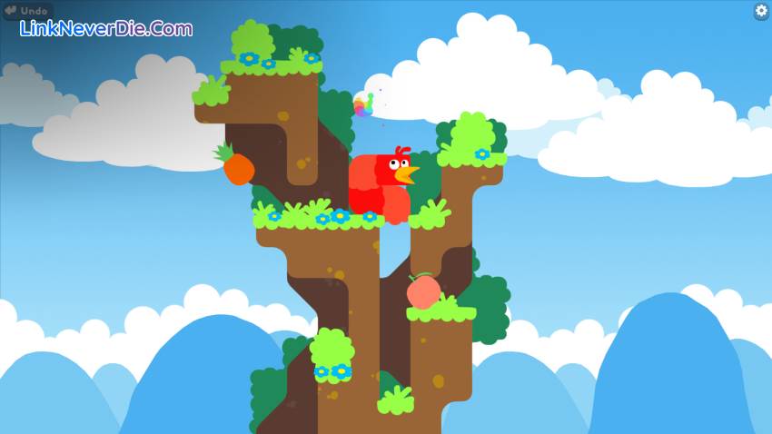 Hình ảnh trong game Snakebird (screenshot)