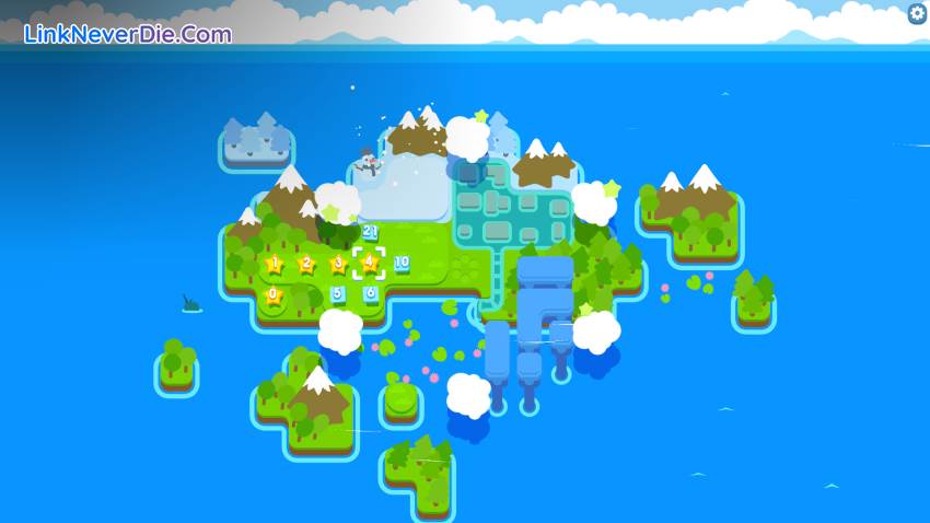 Hình ảnh trong game Snakebird (screenshot)