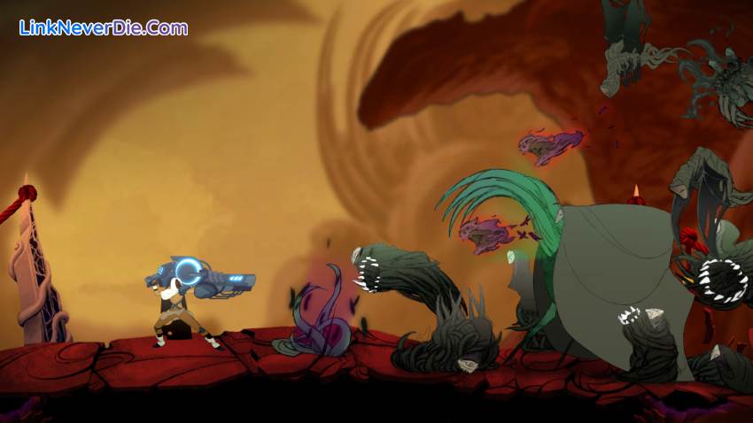 Hình ảnh trong game Sundered (screenshot)