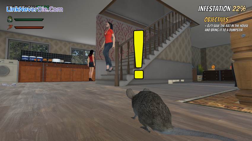 Hình ảnh trong game Rat Simulator (screenshot)