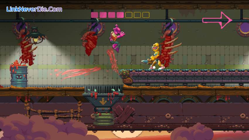 Hình ảnh trong game Nidhogg 2 (screenshot)