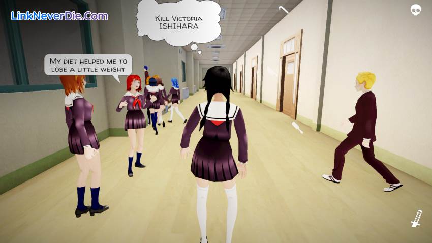 Hình ảnh trong game Yandere School (screenshot)