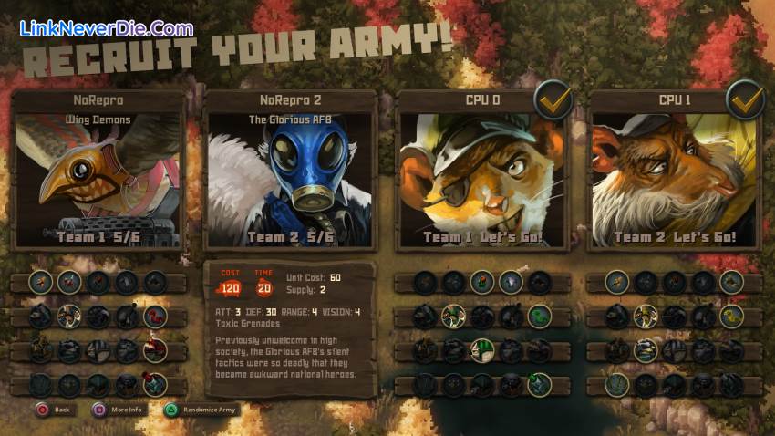 Hình ảnh trong game Tooth and Tail (screenshot)