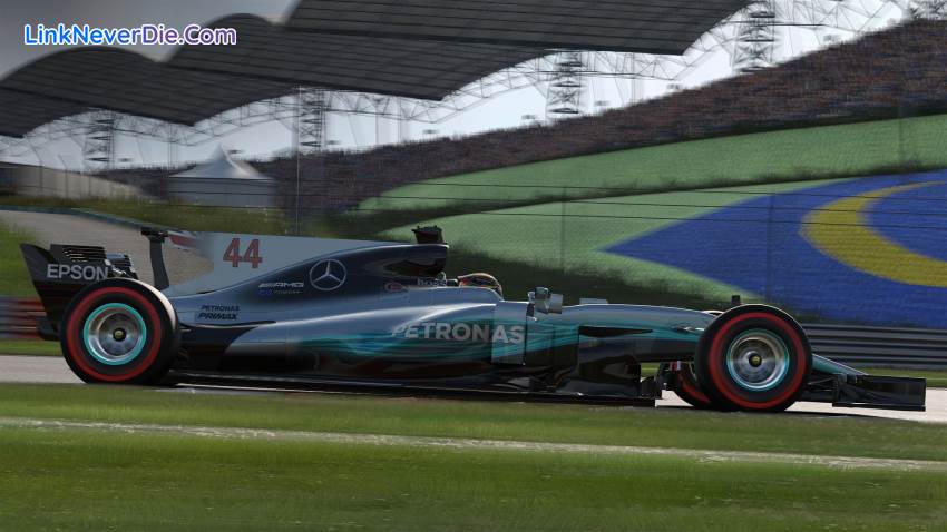 Hình ảnh trong game F1 2017 (screenshot)