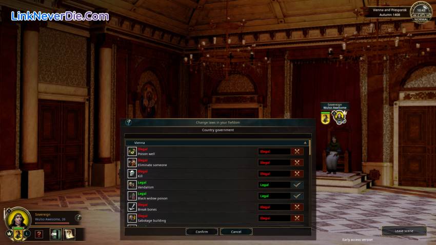 Hình ảnh trong game The Guild 3 (screenshot)