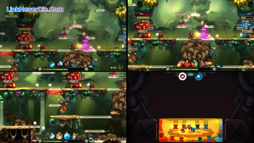 Hình ảnh trong game Awesomenauts (screenshot)