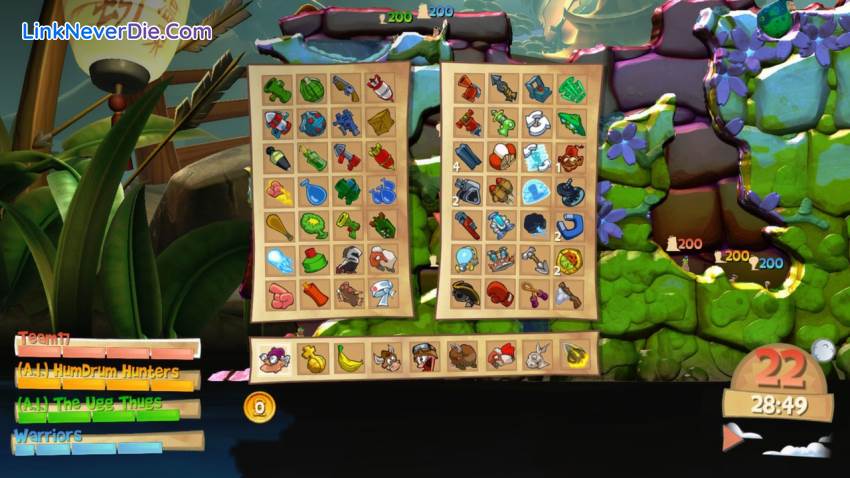 Hình ảnh trong game Worms Clan Wars (screenshot)