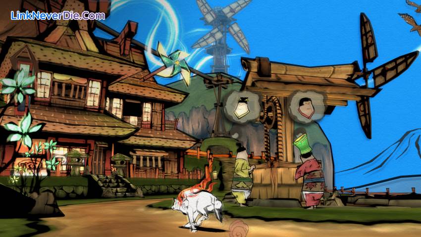 Hình ảnh trong game OKAMI HD (screenshot)