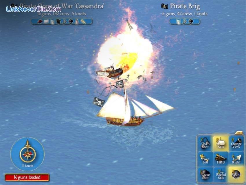 Hình ảnh trong game Sid Meier’s Pirates! (screenshot)