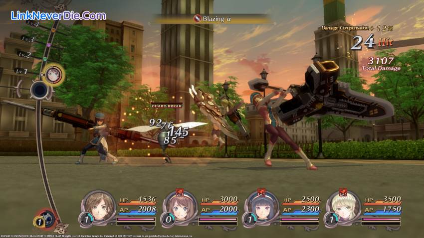 Hình ảnh trong game Dark Rose Valkyrie (screenshot)