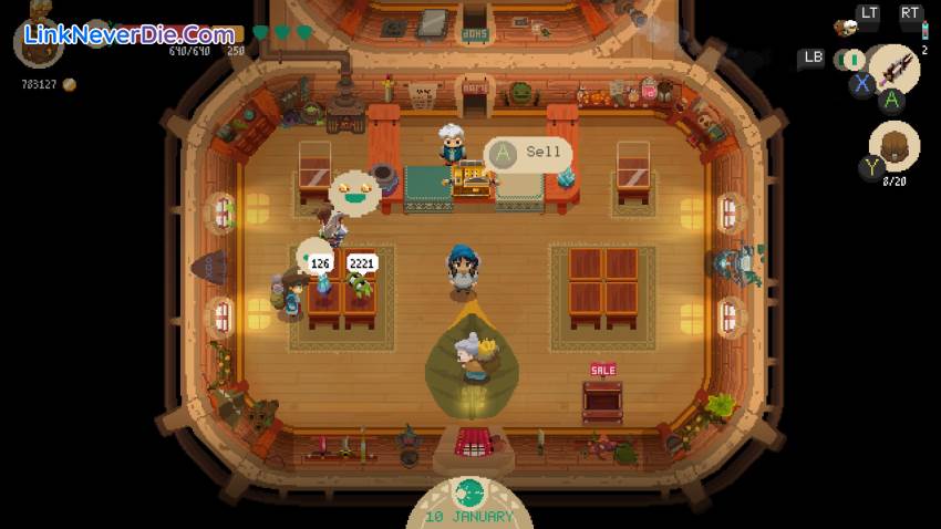 Hình ảnh trong game Moonlighter (screenshot)