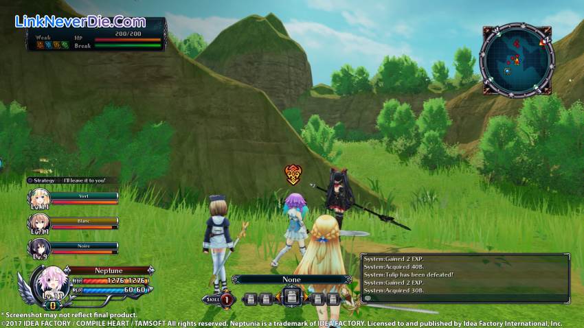 Hình ảnh trong game Cyberdimension Neptunia: 4 Goddesses Online (screenshot)