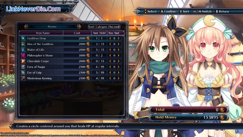 Hình ảnh trong game Cyberdimension Neptunia: 4 Goddesses Online (screenshot)