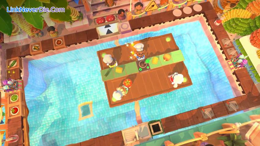 Hình ảnh trong game Overcooked! 2 (screenshot)