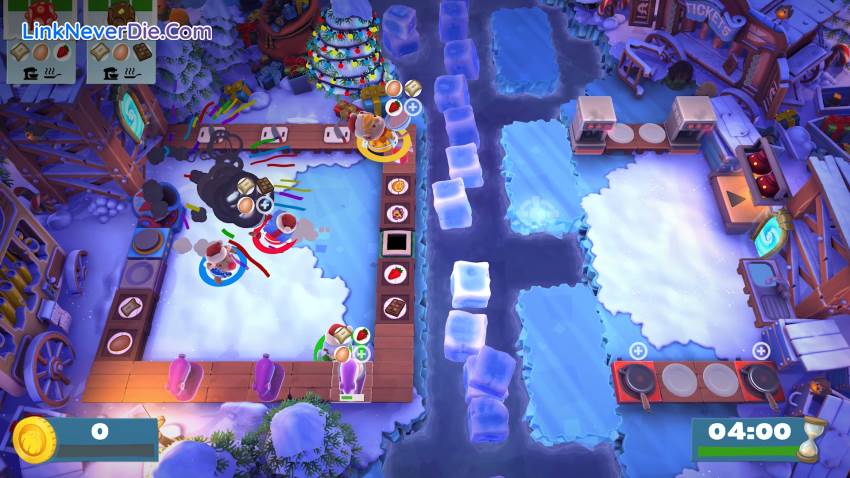 Hình ảnh trong game Overcooked! 2 (screenshot)