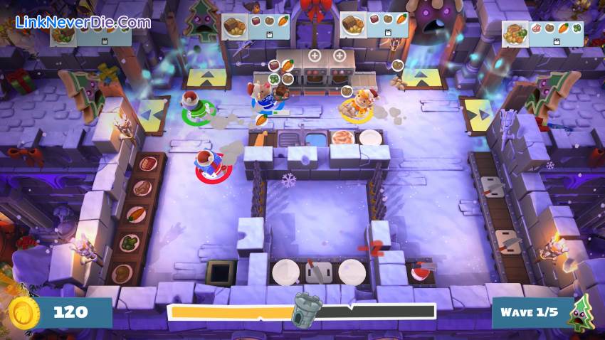 Hình ảnh trong game Overcooked! 2 (screenshot)