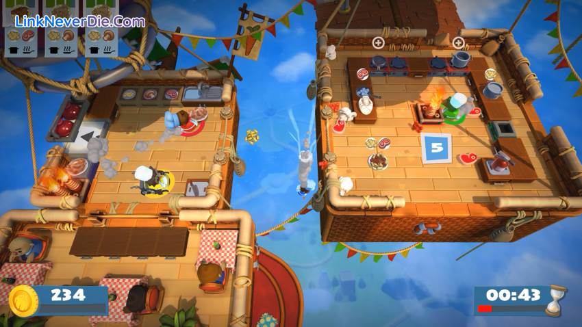 Hình ảnh trong game Overcooked! 2 (screenshot)