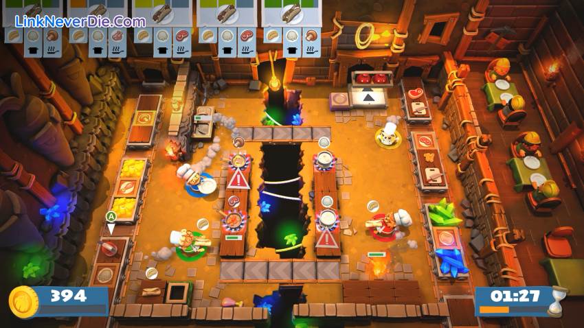 Hình ảnh trong game Overcooked! 2 (screenshot)