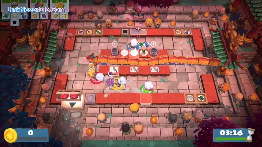 Hình ảnh trong game Overcooked! 2 (screenshot)