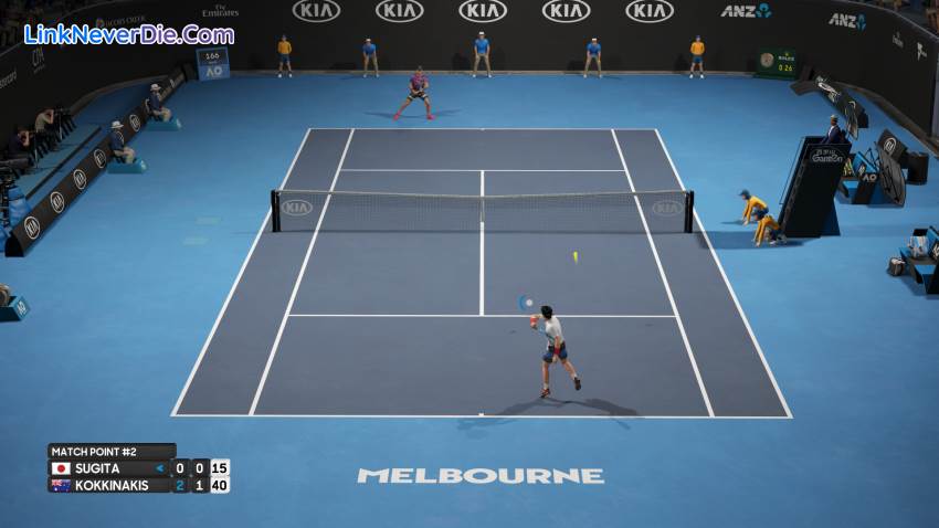 Hình ảnh trong game AO International Tennis (screenshot)