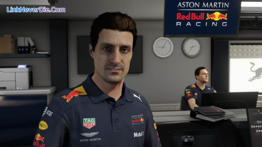 Hình ảnh trong game F1 2018 (screenshot)