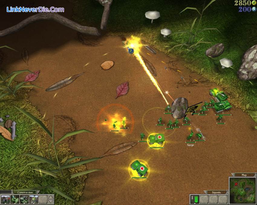 Hình ảnh trong game Army Men RTS (screenshot)