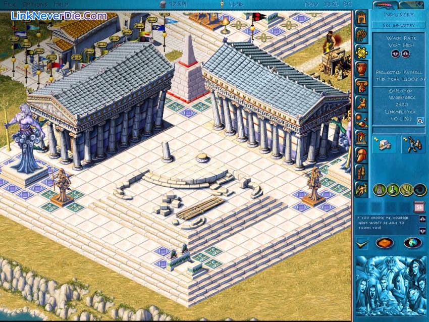 Hình ảnh trong game Zeus + Poseidon (Acropolis) (screenshot)