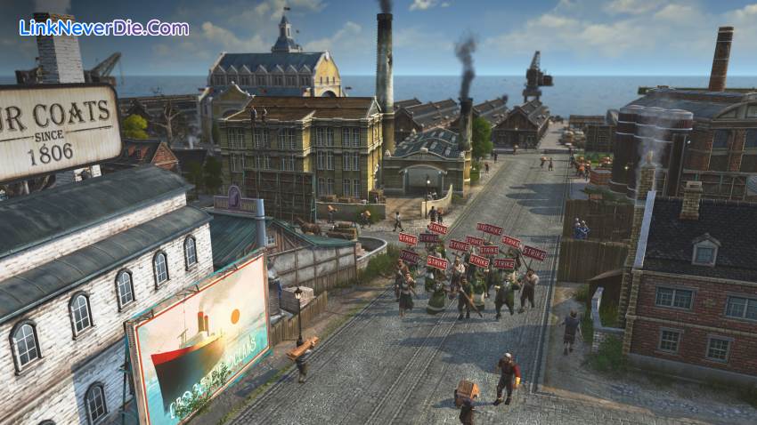 Hình ảnh trong game Anno 1800 (screenshot)