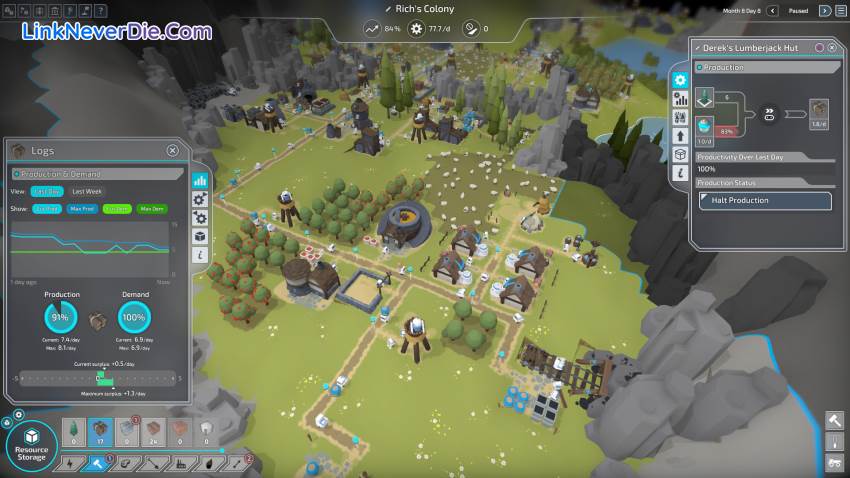 Hình ảnh trong game The Colonists (screenshot)