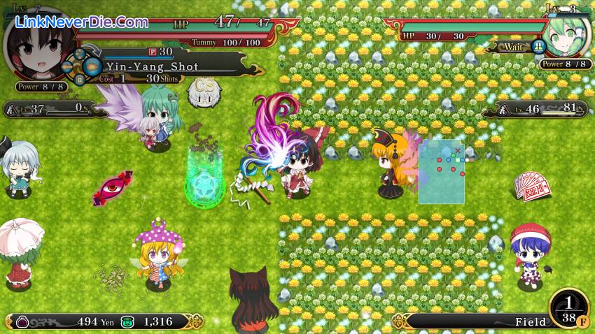 Hình ảnh trong game Touhou Genso Wanderer -Reloaded- (screenshot)