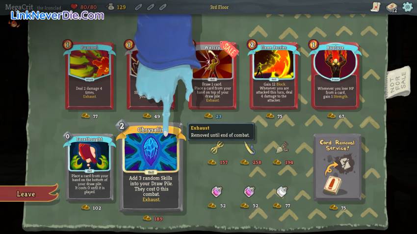 Hình ảnh trong game Slay the Spire (screenshot)