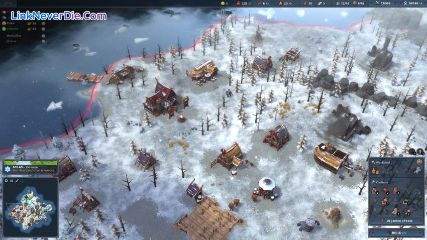 Hình ảnh trong game Northgard (screenshot)