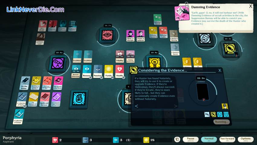 Hình ảnh trong game Cultist Simulator (screenshot)