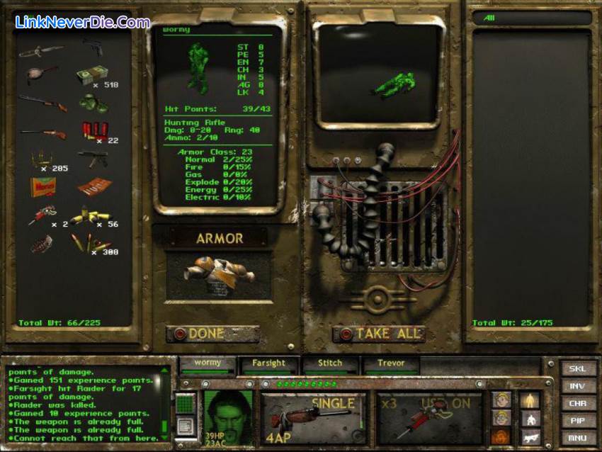 Hình ảnh trong game Fallout Tactics (screenshot)