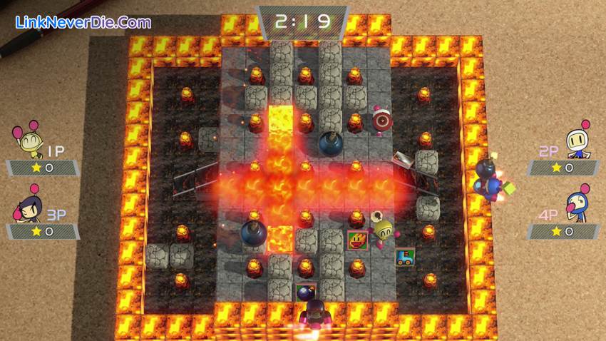 Hình ảnh trong game Super Bomberman R (screenshot)