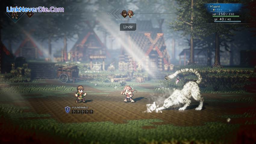 Hình ảnh trong game Octopath Traveler (screenshot)