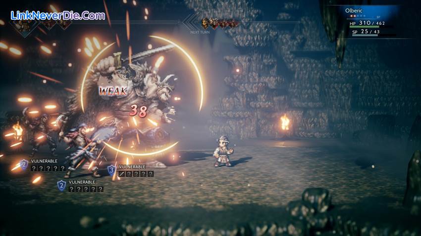 Hình ảnh trong game Octopath Traveler (screenshot)