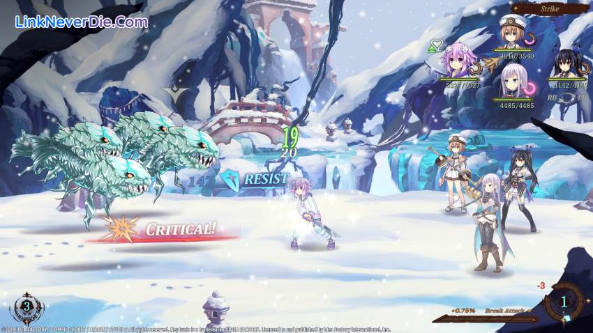 Hình ảnh trong game Super Neptunia RPG (screenshot)