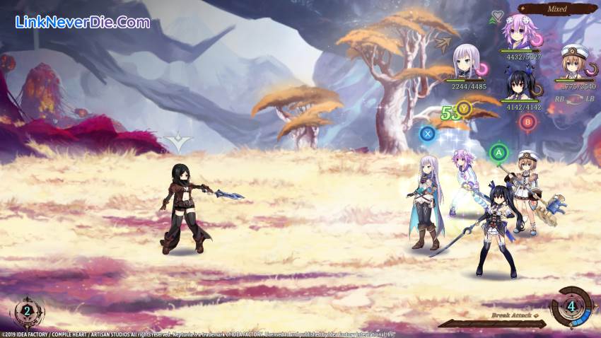 Hình ảnh trong game Super Neptunia RPG (screenshot)