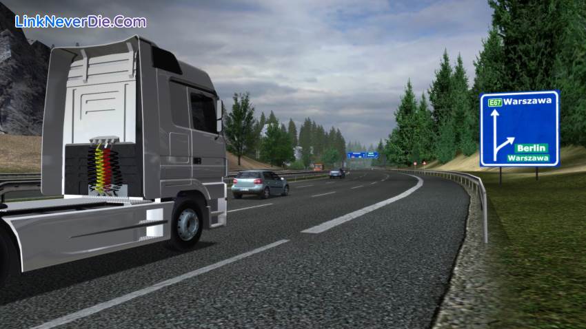 Hình ảnh trong game Euro Truck Simulator (screenshot)