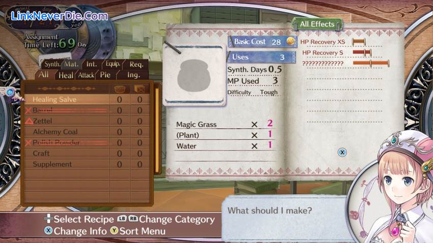 Hình ảnh trong game Atelier Rorona: The Alchemist of Arland DX (screenshot)